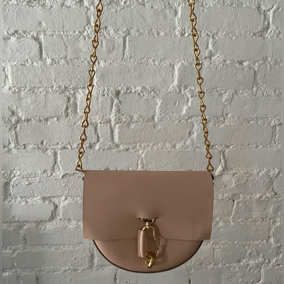 ZAC Zac Posen Belay Mini Leather Saddle Crossbody Bag - Picture 2 of 9